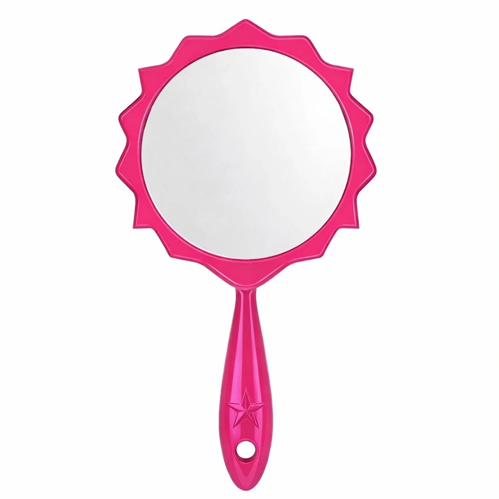 Jeffree Star 2020 Valentine’s Hot Pink Chrome Approved Hand Mirror